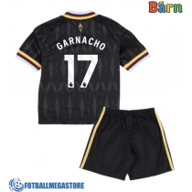 Fotballdrakt Barn Aston Villa Alejandro Garnacho #17 Bortedraktsett 2026-27 Kortermet (+ Korte bukser)